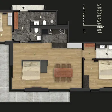 Elsa 公寓 图克斯