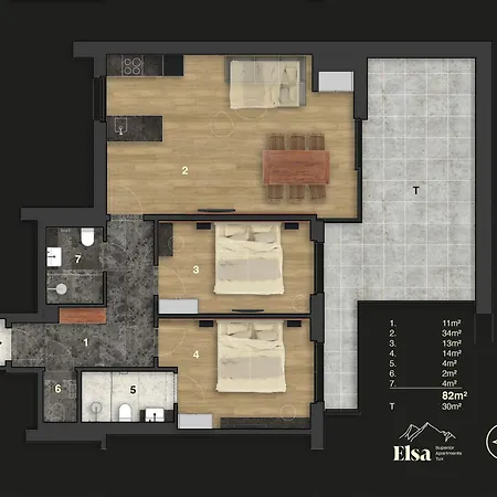 Elsa Apartment Tux