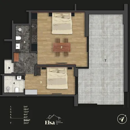 Elsa Apartment Tux