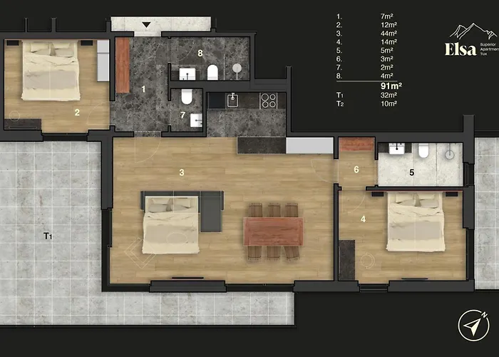 Elsa Apartman Tux